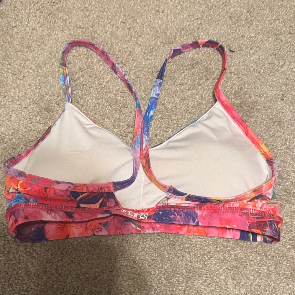 Fleo Floral Sports Bra - Multicolor - Picture 2 of 2